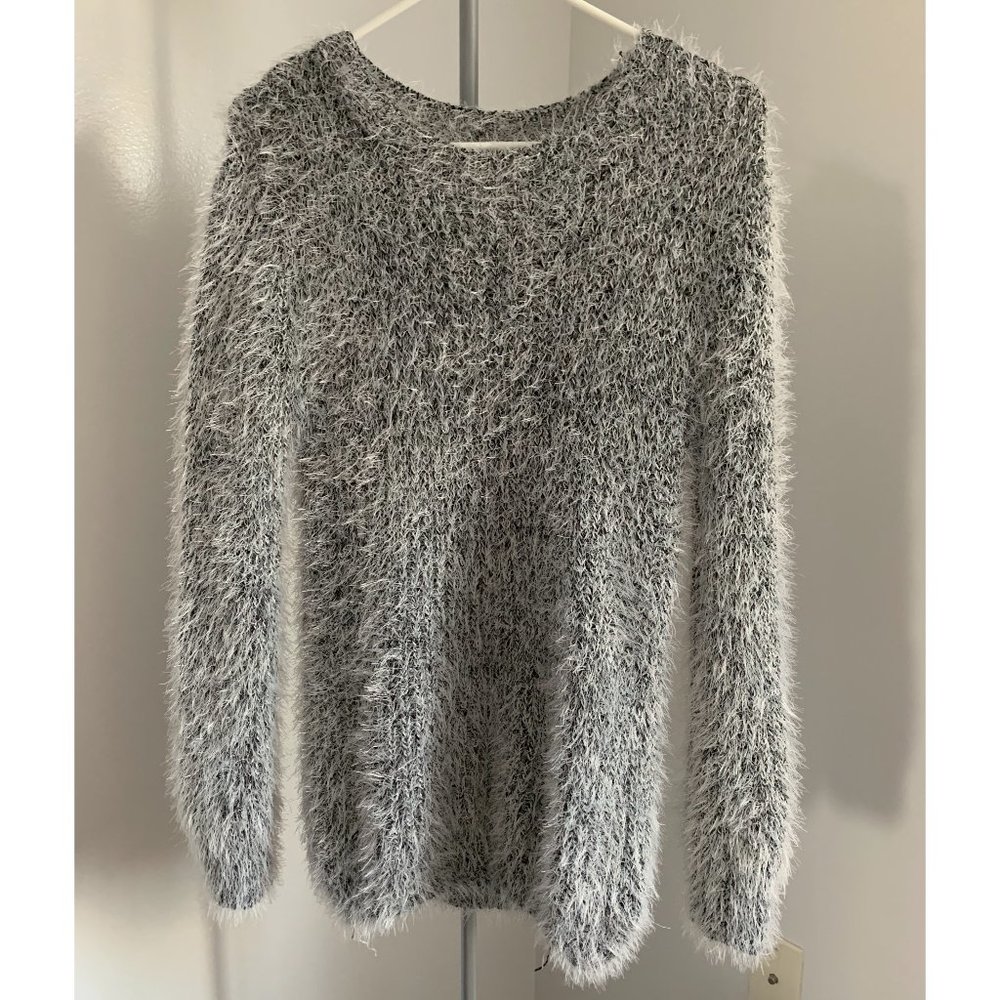 fuzzy sweater